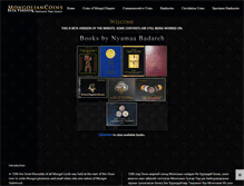 Tablet Screenshot of mongoliancoins.com
